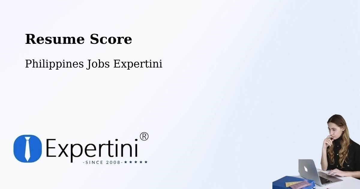 Resume Score & Job Description Match Tool – Polillo - Philippines Jobs Expertini